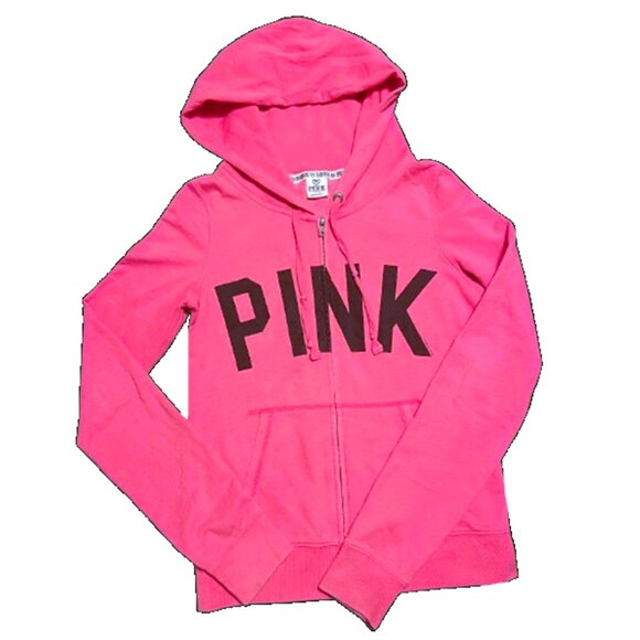 PINK Victoria's Secret Jackets & Blazers - Victoria's Secret PINK Zip Hoodie